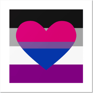 Asexual and Biromantic Posters and Art